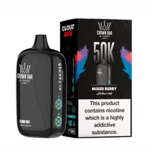 Crown Bar Al Fakher 50000 Puffs Cloud Box Mixed Berry