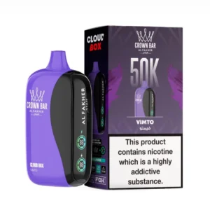 Crown Bar Al Fakher 50000 Puffs Cloud Box Vimto